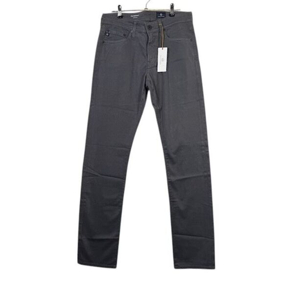 NEW! Adriano Goldschmied The Graduate Tailored Leg Pants Sueded Gray Size 28x34 - Picture 2 of 16